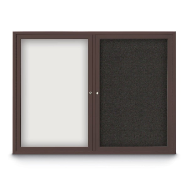 Corkboard, Pearl/Black, 60" x 36"